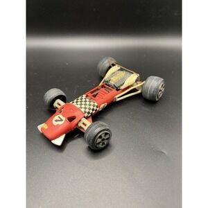 Vintage Red #6 Ferrari F1 Diecast Race Car - #6207 - Hong Kong